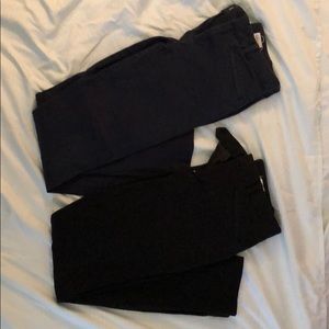 Gap Skinny Ankle, lot of two (navy and black)